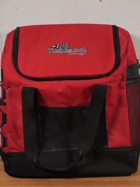 Yuengling Racing Soft Cooler Bag Backpack Convertible Insulated Red Black Straps